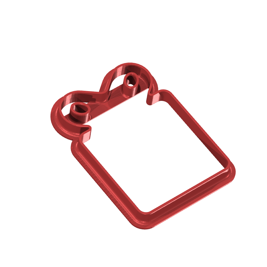 Bild på 3D printad produkt med namn: Kakform för julbaket, inspirerad av julen, tillverkad med 3D-printteknik för exakt och detaljerad form