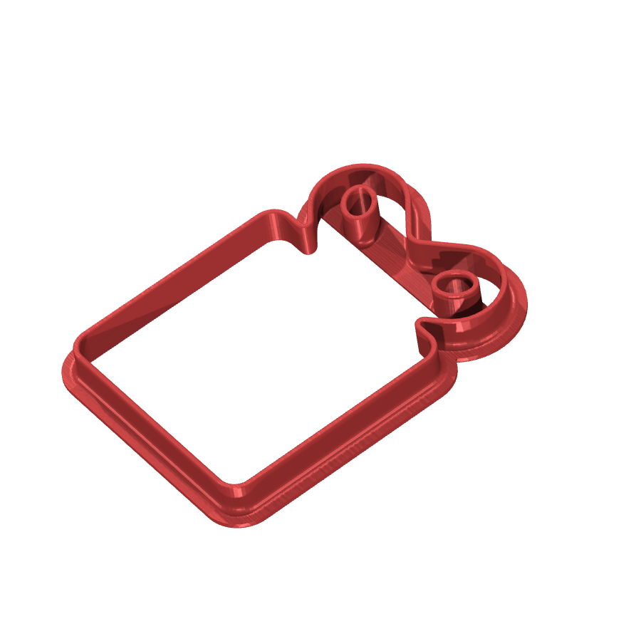 bild nr 2 på produkten: Kakform för julbaket, inspirerad av julen, tillverkad med 3D-printteknik för exakt och detaljerad form