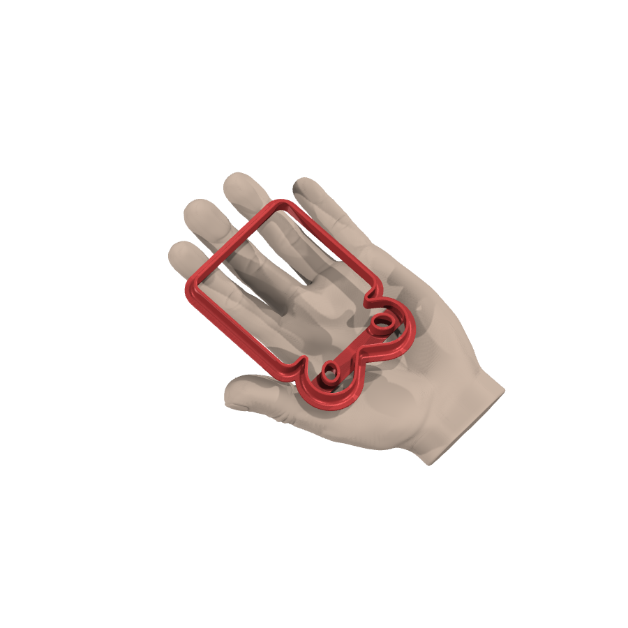 bild nr 4 på produkten: Kakform för julbaket, inspirerad av julen, tillverkad med 3D-printteknik för exakt och detaljerad form