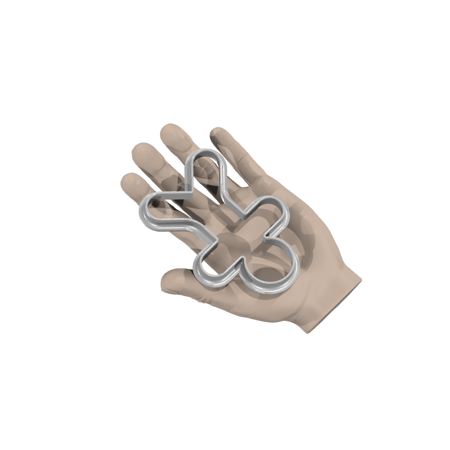 bild nr 4 på produkten: Kakform eller pepparkaksform i form av en person, perfekt för bakning och dekoration av kakor och pepparkakor, inspirerad av den klassiska människosiluetten