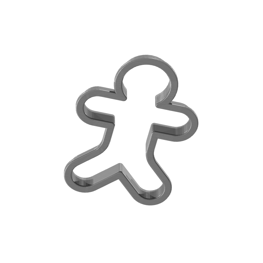 bild nr 5 på produkten: Kakform eller pepparkaksform i form av en person, perfekt för bakning och dekoration av kakor och pepparkakor, inspirerad av den klassiska människosiluetten