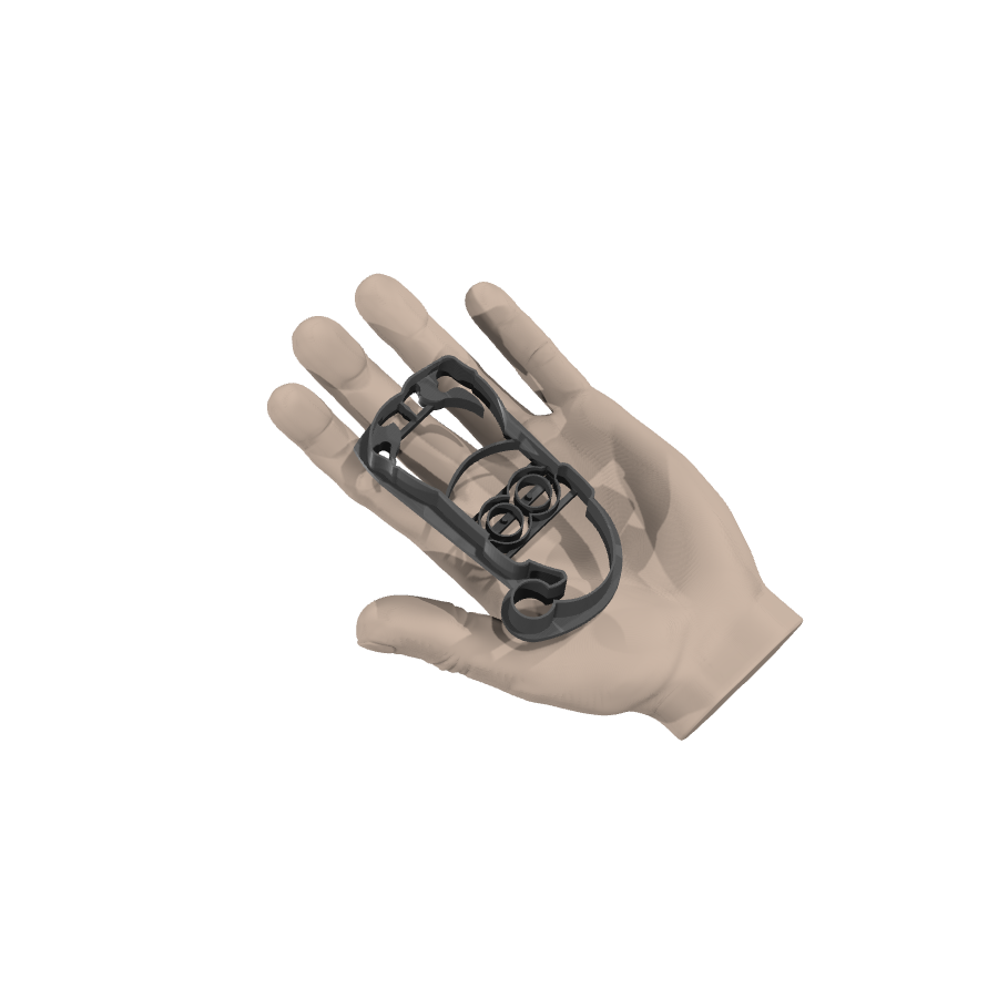 bild nr 4 på produkten: Kakform i form av en julig Minion, inspirerad av filmserien Gru, för bakning av pepparkakor och julgodis