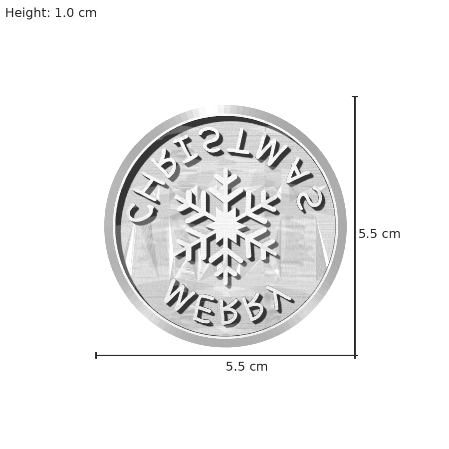 bild nr 8 på produkten: Kakform för pepparkaksbaktning med julmotiv, inspirerad av vinterscener och snöflingor, perfekt för att skapa personliga julgåvor
