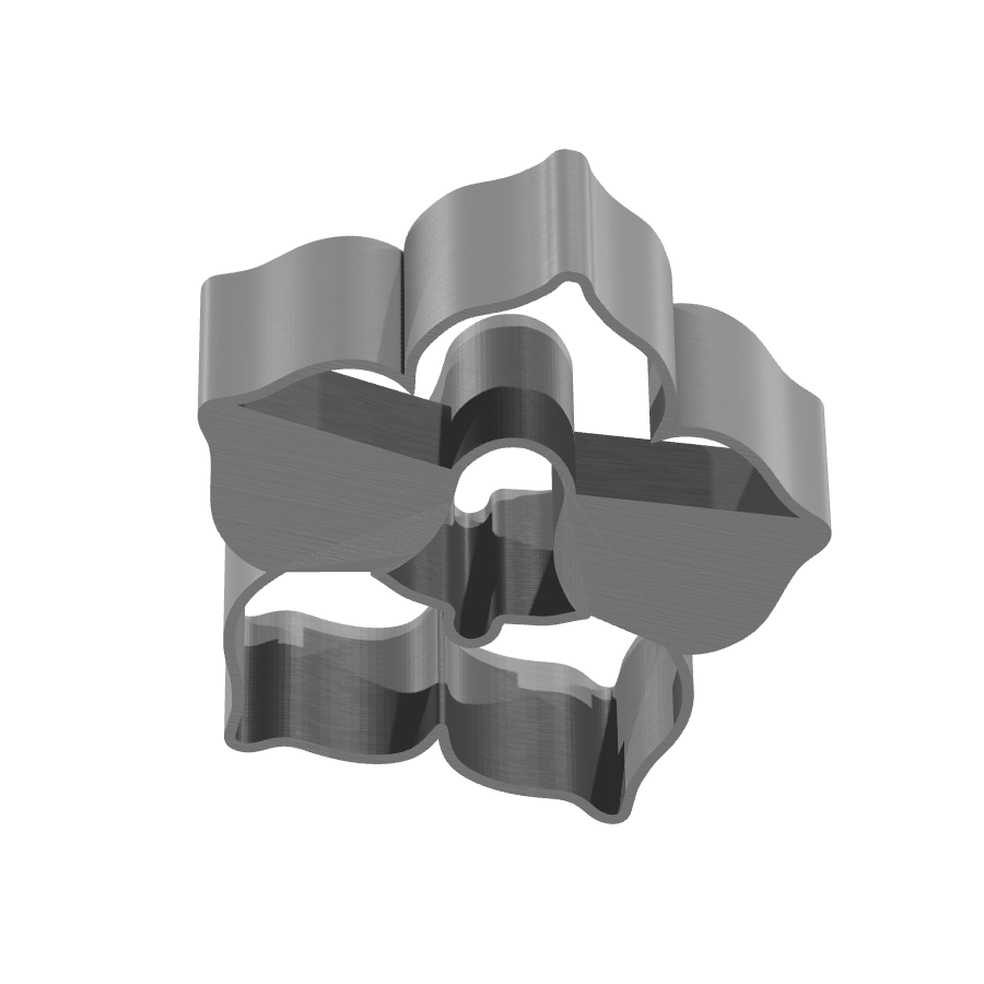 bild nr 5 på produkten: Kakform eller pepparkaksform i form av en blomma med ring - Inspirerad av natursköna former och romantiska dekorationer, perfekt för att baka kakor eller pepparkakor med en personlig touch