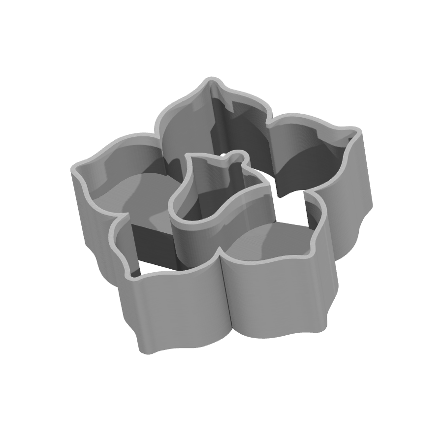 bild nr 6 på produkten: Kakform eller pepparkaksform i form av en blomma med ring - Inspirerad av natursköna former och romantiska dekorationer, perfekt för att baka kakor eller pepparkakor med en personlig touch