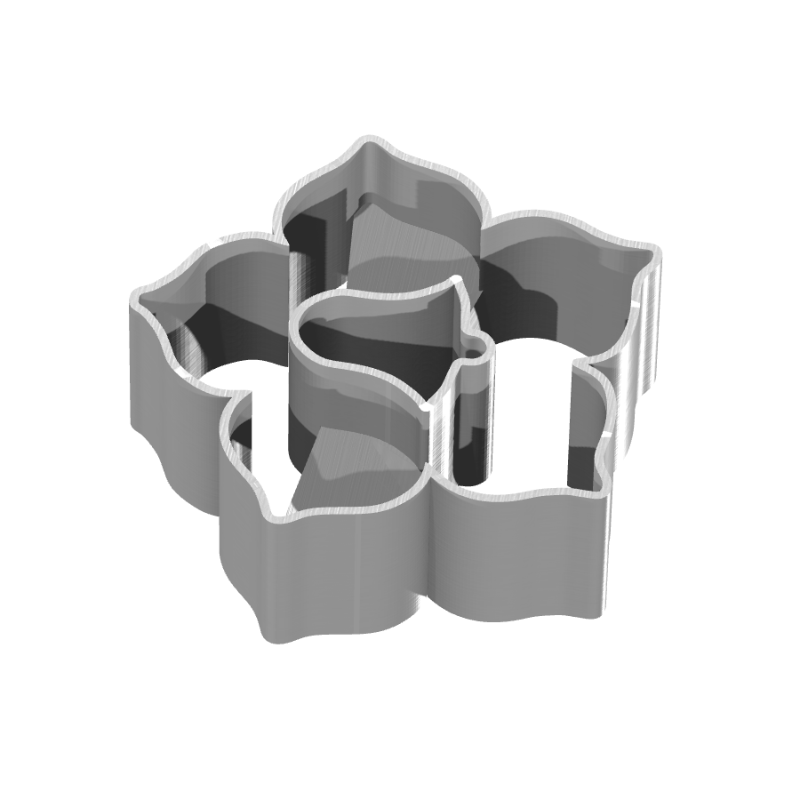 bild nr 7 på produkten: Kakform eller pepparkaksform i form av en blomma med ring - Inspirerad av natursköna former och romantiska dekorationer, perfekt för att baka kakor eller pepparkakor med en personlig touch