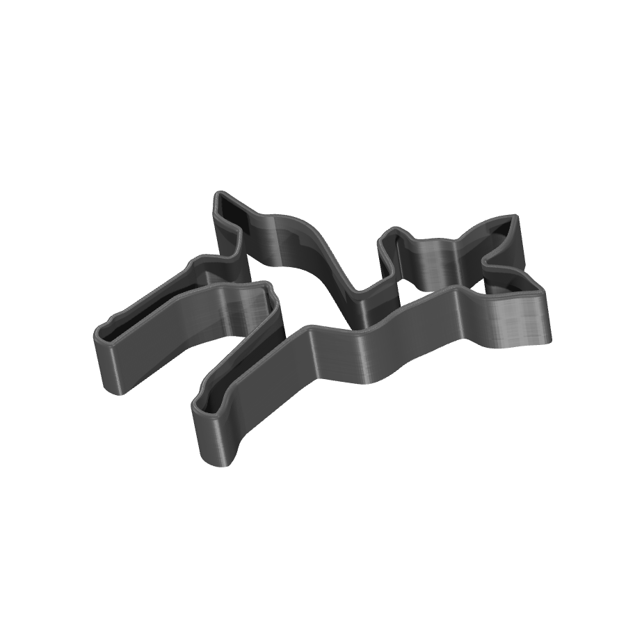 bild nr 2 på produkten: Kakform i form av en hjort, inspirerad av den magiska skogen, perfekt för att baka pepparkakor eller kakor för alla åldrar