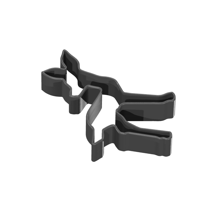 bild nr 7 på produkten: Kakform i form av en hjort, inspirerad av den magiska skogen, perfekt för att baka pepparkakor eller kakor för alla åldrar