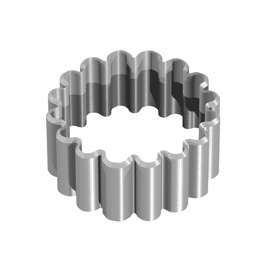 bild nr 1 på produkten: Kakform eller pepparkaksform med Circle Wo Star-design, perfekt för julbaket och dekorationer