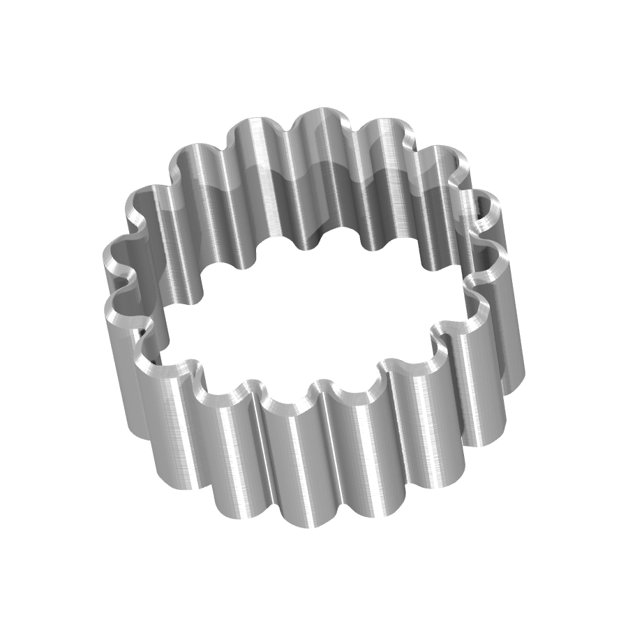 bild nr 2 på produkten: Kakform eller pepparkaksform med Circle Wo Star-design, perfekt för julbaket och dekorationer