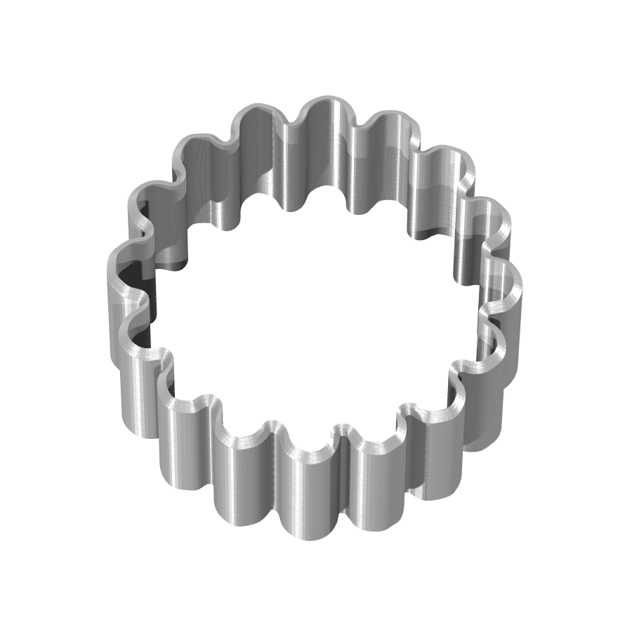 bild nr 3 på produkten: Kakform eller pepparkaksform med Circle Wo Star-design, perfekt för julbaket och dekorationer