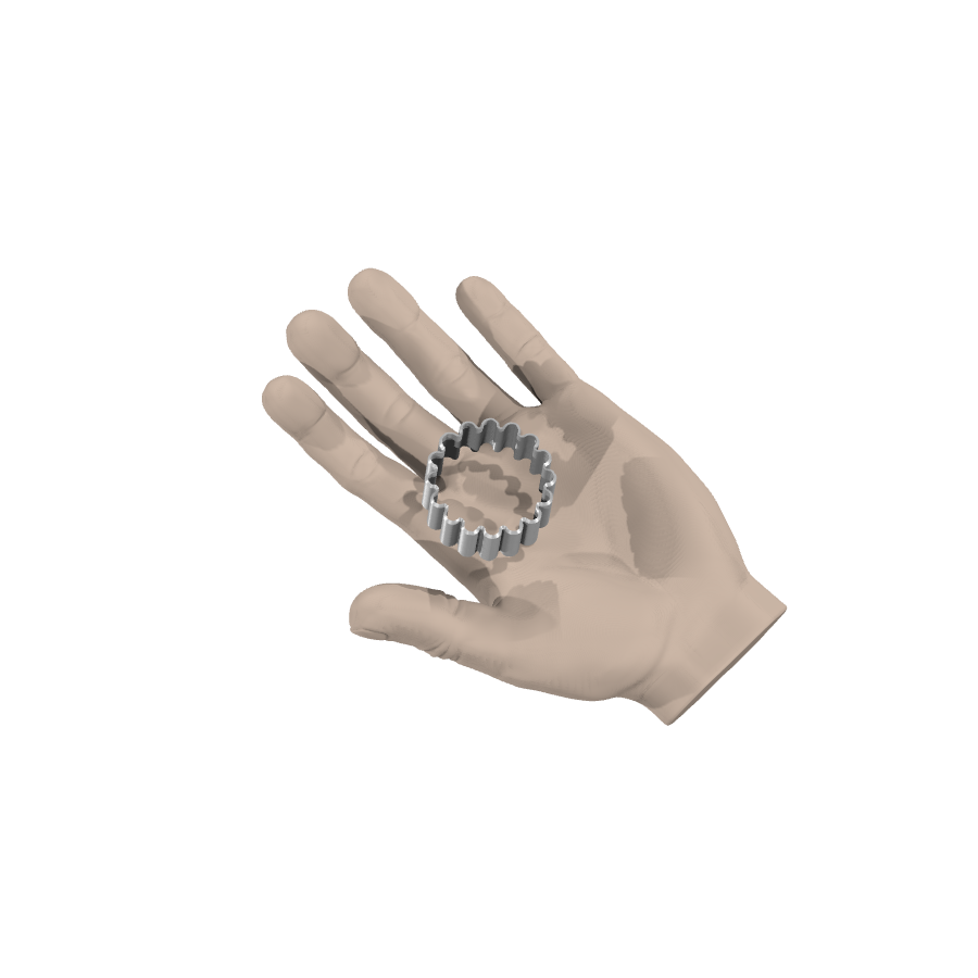 bild nr 4 på produkten: Kakform eller pepparkaksform med Circle Wo Star-design, perfekt för julbaket och dekorationer