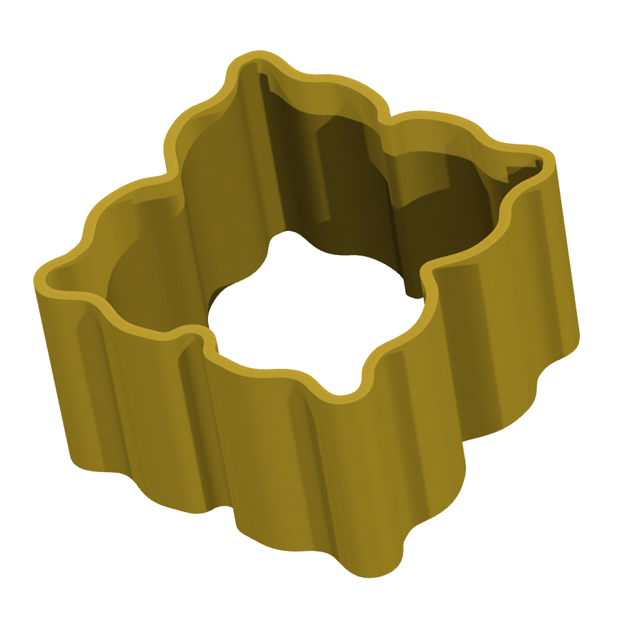 bild nr 6 på produkten: Kakform i form av en kanelstjärna, inspirerad av klassiska bakverk, tillverkad med 3D-printteknik för att skapa en unik och funktionell kakform för hemmabagare och proffs