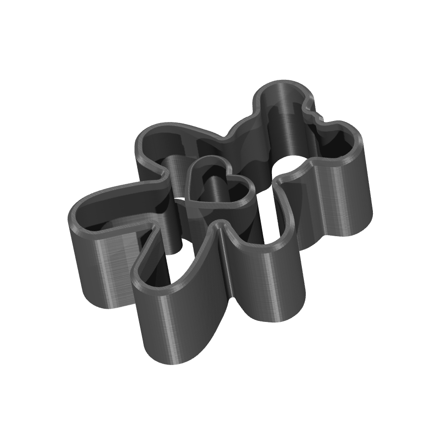 bild nr 2 på produkten: Kakform i form av björn med hjärta, inspirerad av klassiska barnberättelser, perfekt för att baka pepparkakor eller andra söta bakverk