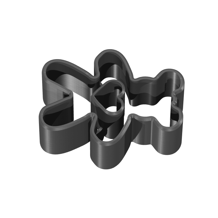 bild nr 3 på produkten: Kakform i form av björn med hjärta, inspirerad av klassiska barnberättelser, perfekt för att baka pepparkakor eller andra söta bakverk