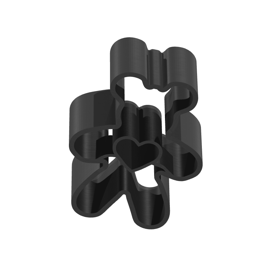 bild nr 5 på produkten: Kakform i form av björn med hjärta, inspirerad av klassiska barnberättelser, perfekt för att baka pepparkakor eller andra söta bakverk