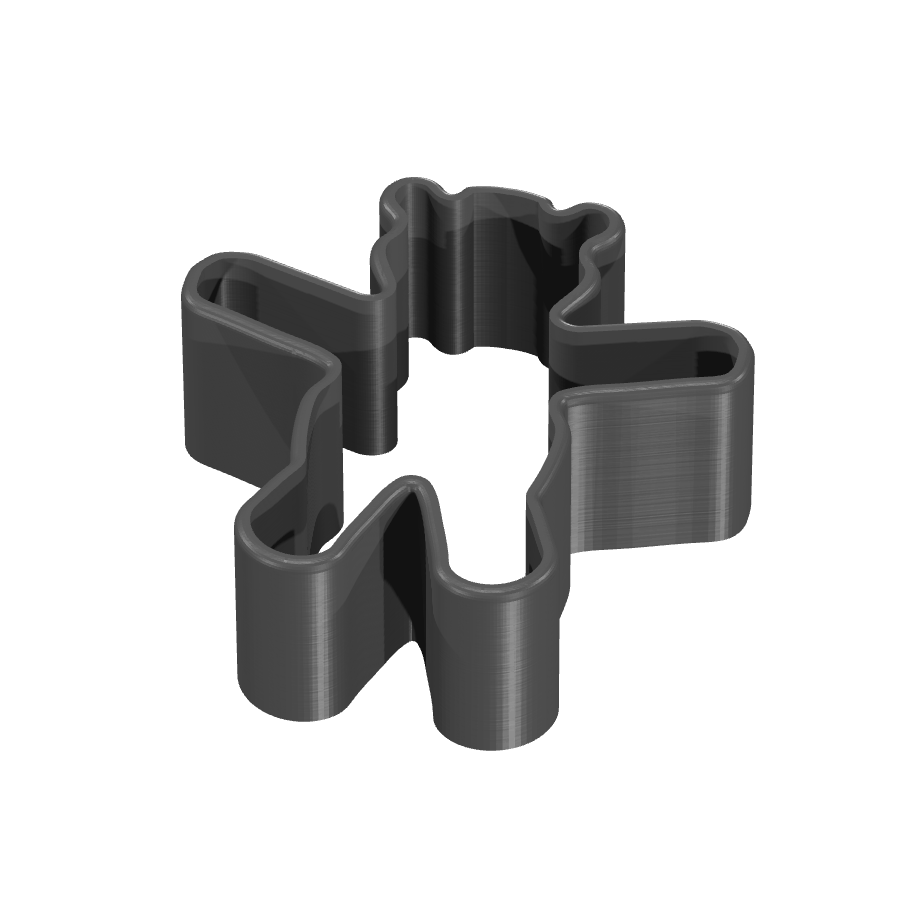 bild nr 1 på produkten: Kakform i form av en charmig björn, inspirerad av den klassiska teddybjörnen, perfekt för att baka roliga och söta pepparkakor