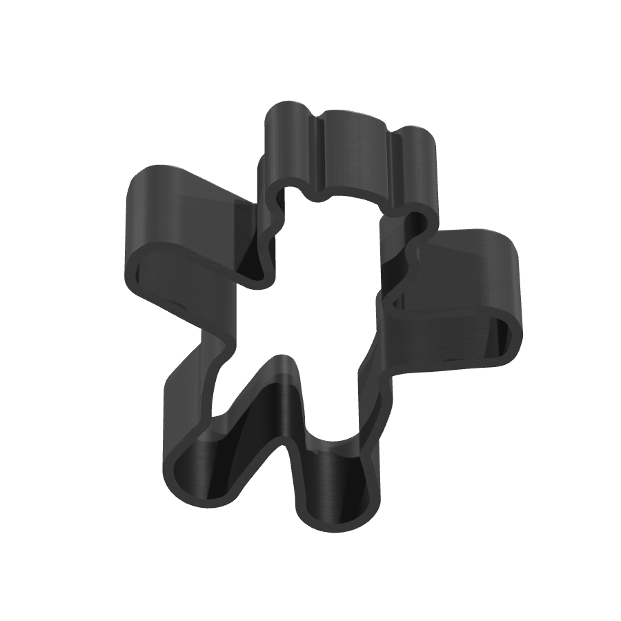 bild nr 5 på produkten: Kakform i form av en charmig björn, inspirerad av den klassiska teddybjörnen, perfekt för att baka roliga och söta pepparkakor