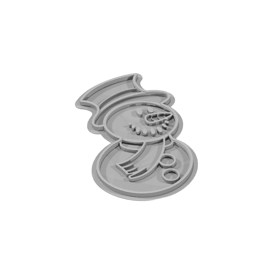 bild nr 1 på produkten: Juldekoration i form av en snögubbe, inspirerad av vintersäsongen, perfekt för att dekorera ditt hem eller kontor under julen