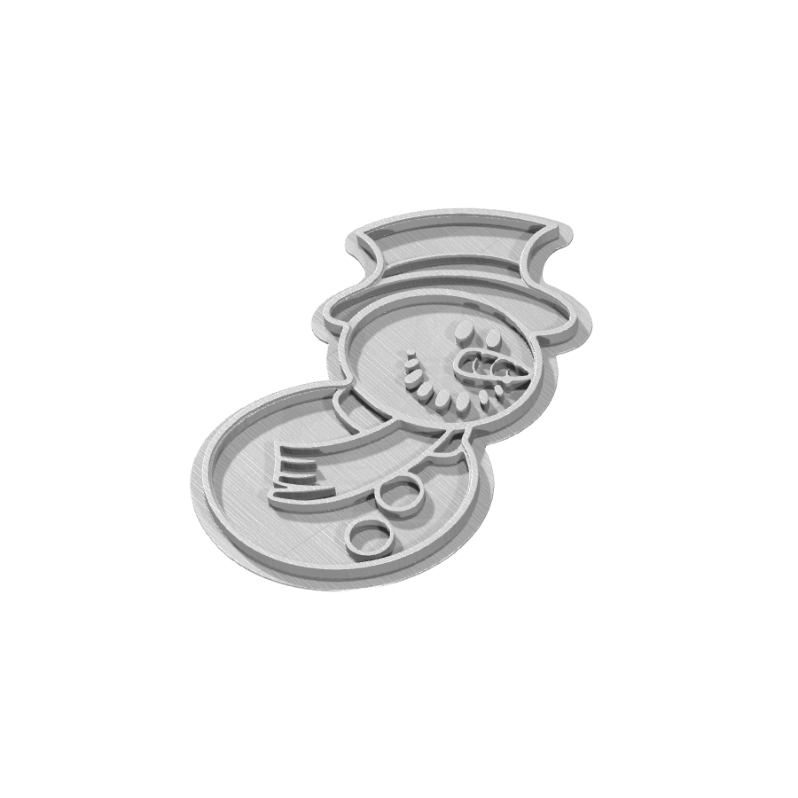 bild nr 2 på produkten: Juldekoration i form av en snögubbe, inspirerad av vintersäsongen, perfekt för att dekorera ditt hem eller kontor under julen