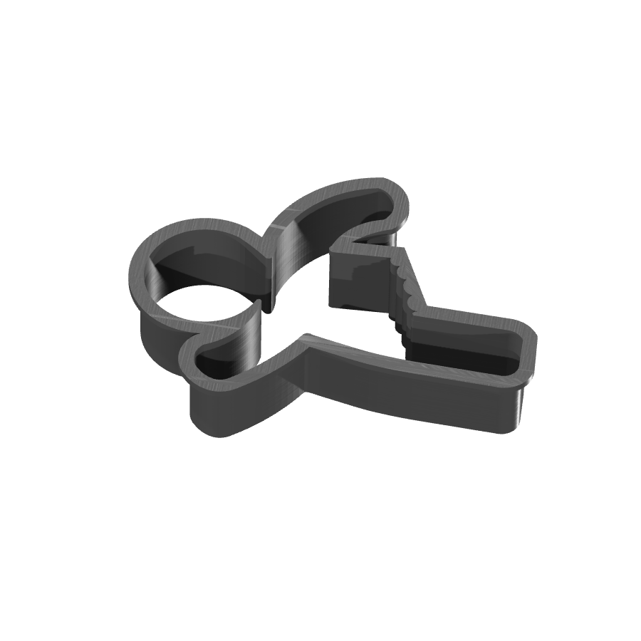 bild nr 7 på produkten: Pepparkaksform och kakform för julbak inspirerad av Schrek, perfekt för att skapa roliga och dekorerade kakor