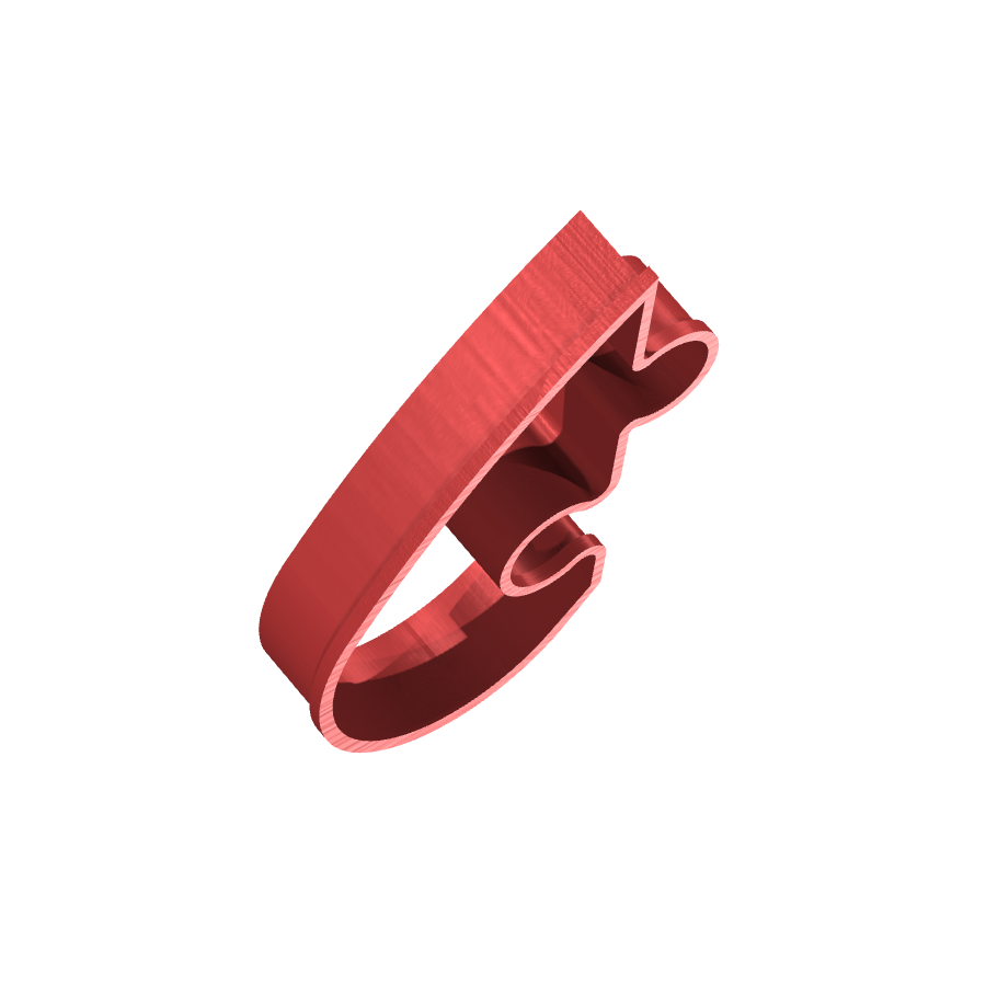 Bild på 3D printad produkt med namn: Pepparkaksform och kakform för julbak i puzzle-hjärtemönster, perfekt för att skapa roliga och utmanande julbakverk