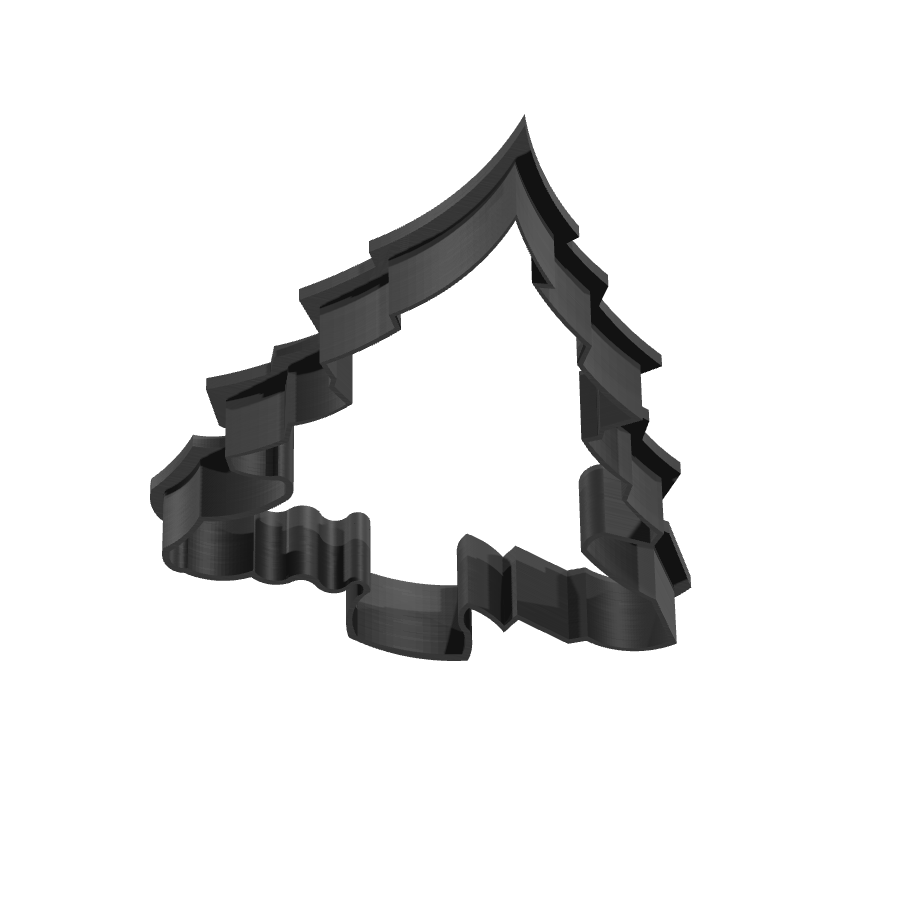 bild nr 5 på produkten: Pepparkaksform och kakform för julbak i form av en julgran, inspirerad av den klassiska julsymbolen