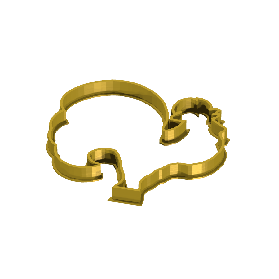 bild nr 1 på produkten: Pepparkaksform och kakform för julbak i rooster-stil, inspirerad av vardagslivets charmiga kycklingar