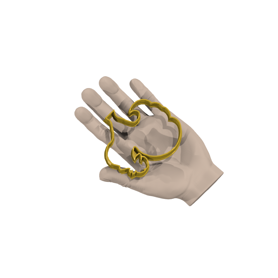 bild nr 4 på produkten: Pepparkaksform och kakform för julbak i rooster-stil, inspirerad av vardagslivets charmiga kycklingar