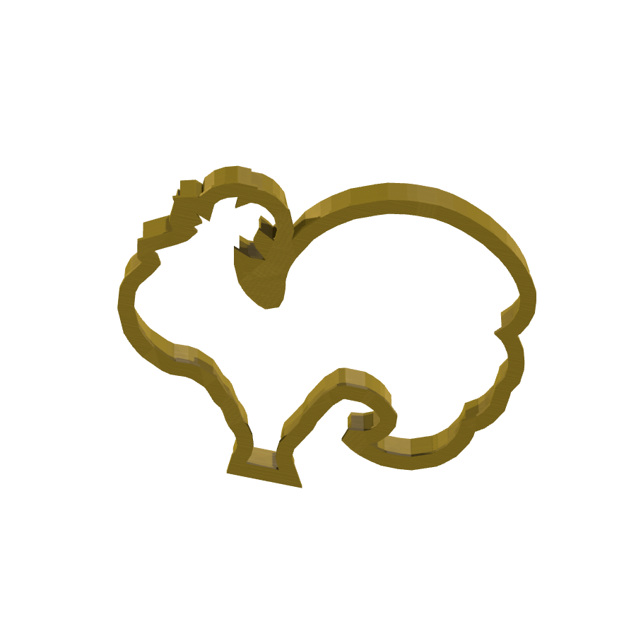 bild nr 5 på produkten: Pepparkaksform och kakform för julbak i rooster-stil, inspirerad av vardagslivets charmiga kycklingar