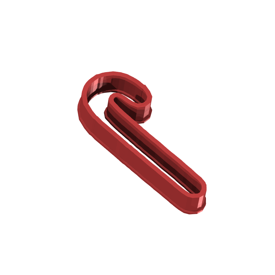 Bild på 3D printad produkt med namn: Juliga pepparkaksform och kakform i söta Candy-design, perfekt för att baka och dekorera under julen