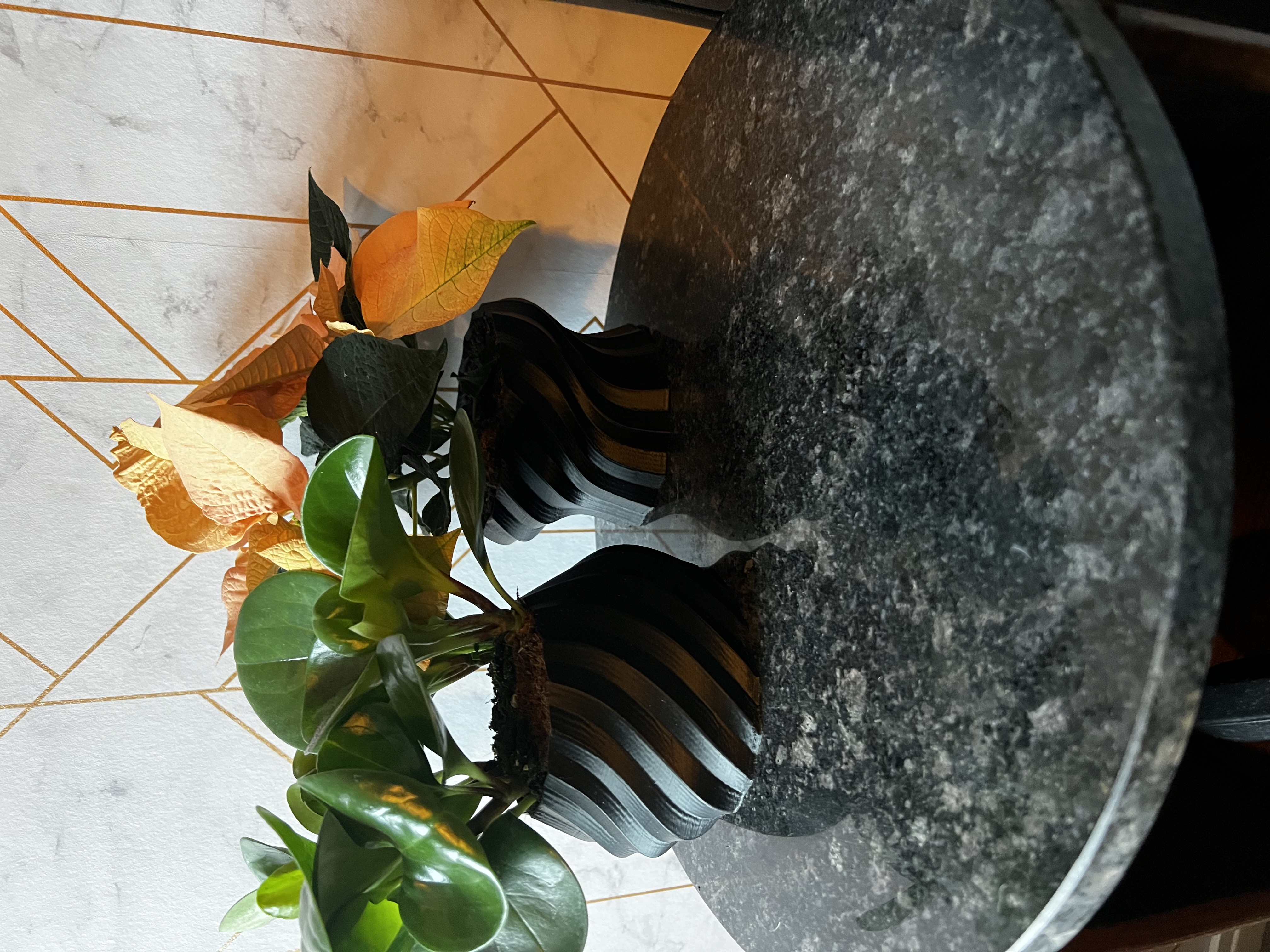 bild nr 2 på produkten: Blomkruka för inomhusbruk - Utan botten hål - Passar Standard växter - Kruka