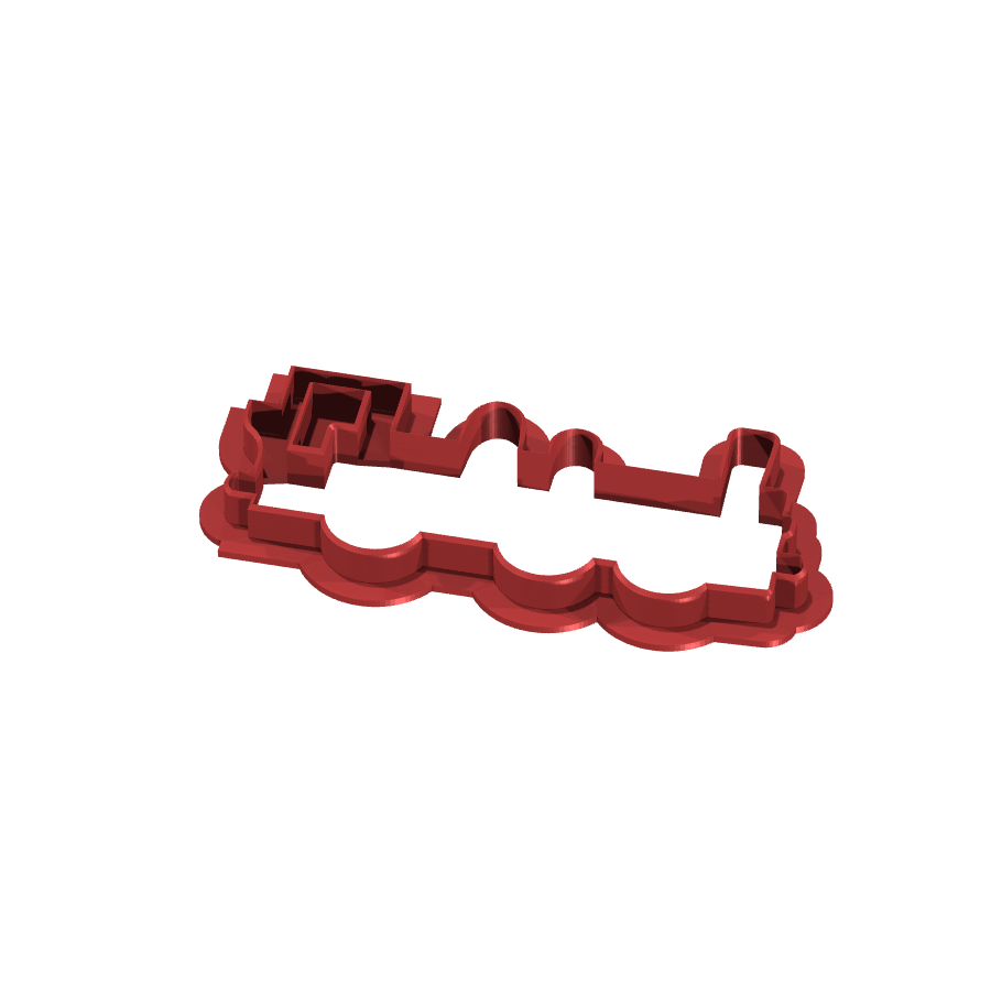 bild nr 1 på produkten: Pepparkaksform och kakform för julbak - Locomotive, inspirerad av ånglok för en charmig jul