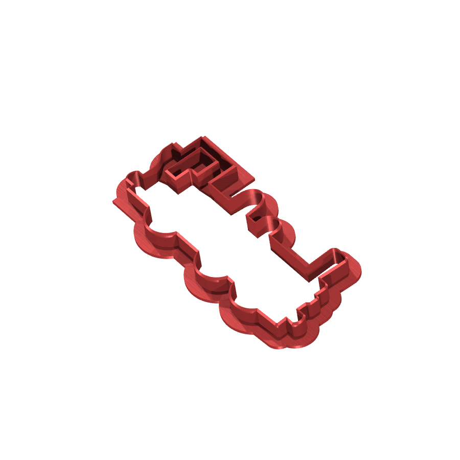 bild nr 2 på produkten: Pepparkaksform och kakform för julbak - Locomotive, inspirerad av ånglok för en charmig jul