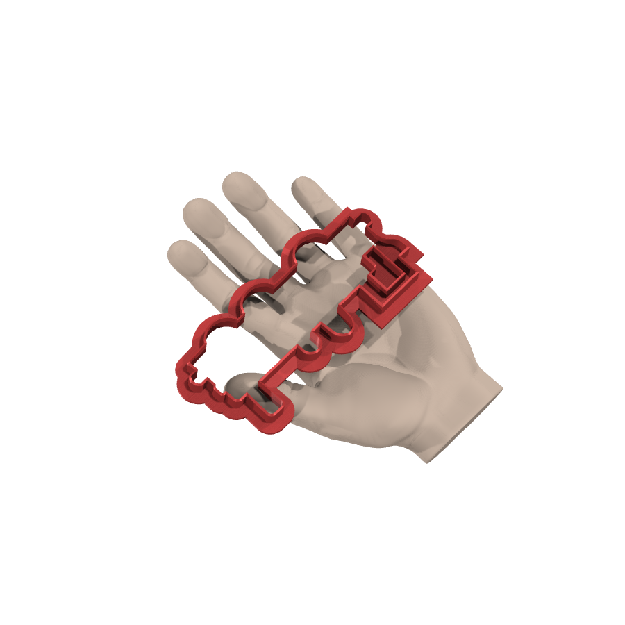 bild nr 4 på produkten: Pepparkaksform och kakform för julbak - Locomotive, inspirerad av ånglok för en charmig jul