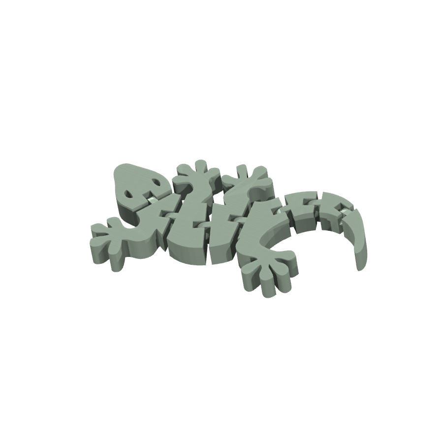 bild nr 6 på produkten: Flexi, en rörlig geckofigur - Gecko, inspirerad av de små, klättrande ödlorna som fascinerar med sin förmåga att klättra på väggar och tak