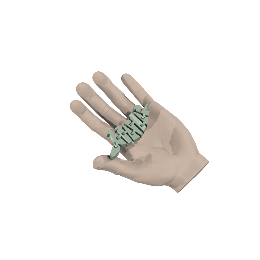 bild nr 4 på produkten: Flexi sköldpadda, med rörliga leder, inspirerad av den klassiska tecknade serien om sköldpaddor, perfekt för samling eller dekoration i hemmet eller på kontoret