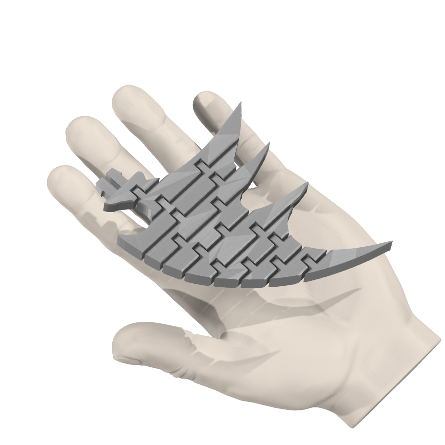 bild nr 4 på produkten: Flexi - Drakvinge för höger sida, inspirerad av mytiska drakar, idealisk för fans av fantasy och rolleksspel