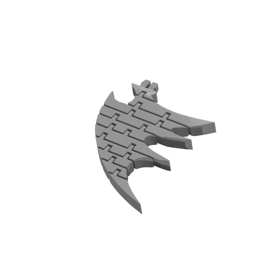 bild nr 6 på produkten: Flexi - Drakvinge för höger sida, inspirerad av mytiska drakar, idealisk för fans av fantasy och rolleksspel