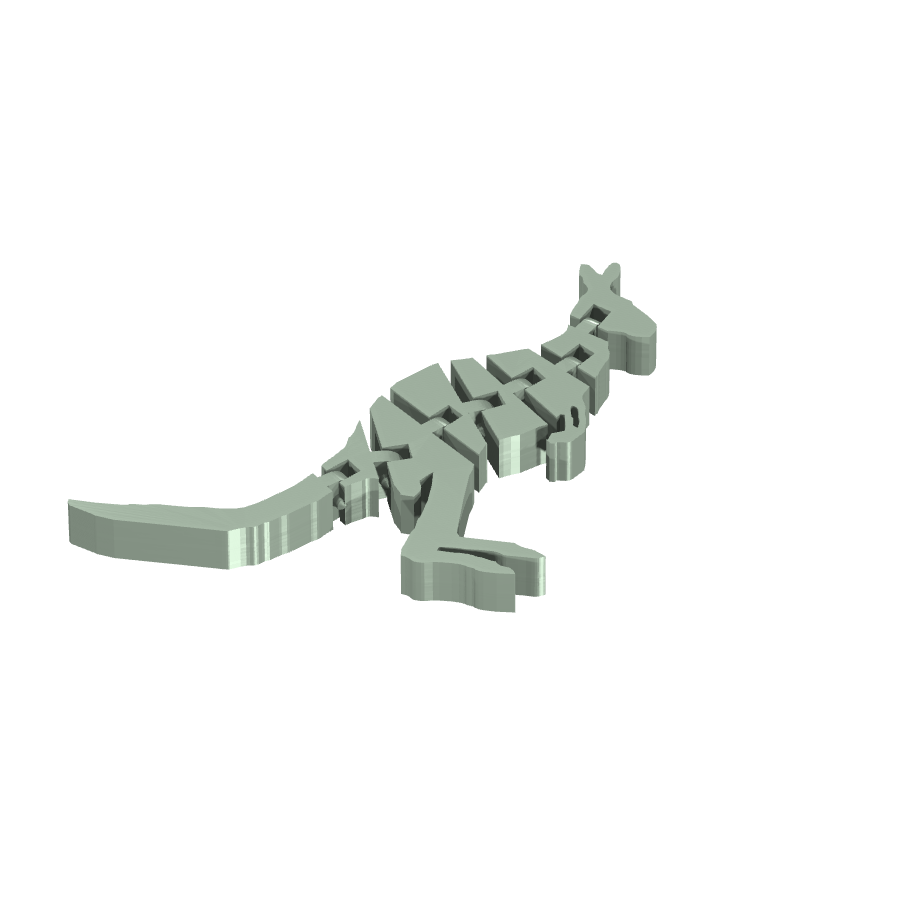 bild nr 1 på produkten: Flexi - Känga-bärare inspirerad av australiensiska känguruer, perfekt för kängurumässiga äventyrare och samlare