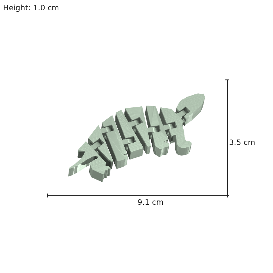 bild nr 8 på produkten: Flexi - Sköldpadda-figurerad prydnadsföremål, inspirerad av havets skönhet, för hemmets eller kontorets prydnad