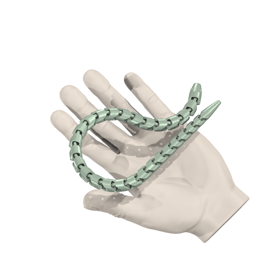 bild nr 4 på produkten: Flexibel ormliknande kabelvinda, inspirerad av den mytologiska ormen, perfekt för att organisera kablar och sladdar