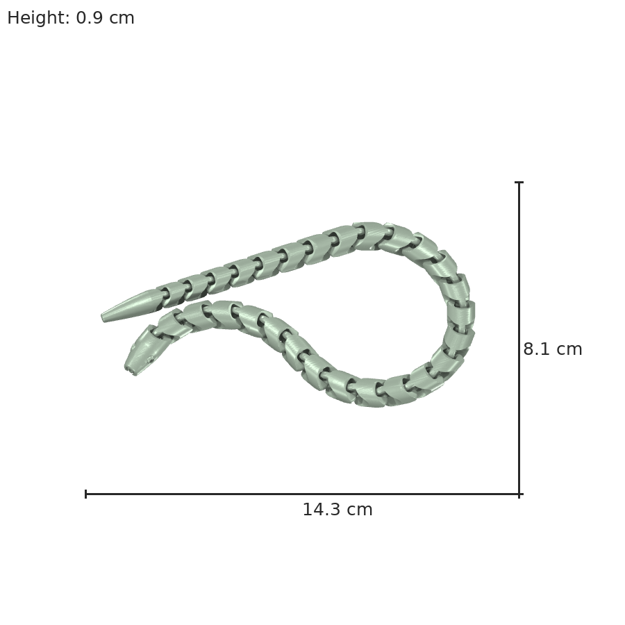 bild nr 8 på produkten: Flexibel ormliknande kabelvinda, inspirerad av den mytologiska ormen, perfekt för att organisera kablar och sladdar