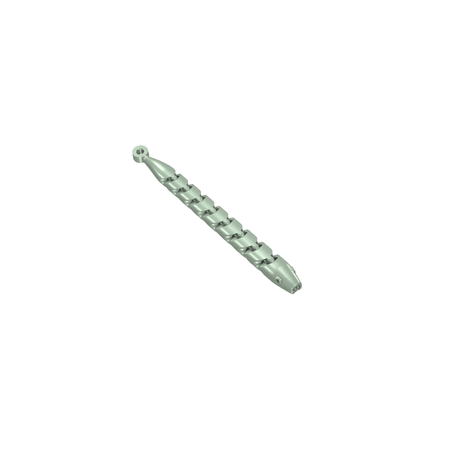 bild nr 2 på produkten: Flexibel nyckelring i form av en ormskelett, inspirerad av den eleganta och farliga slang, perfekt för alla som vill ha en personlig och funktionell accessoar