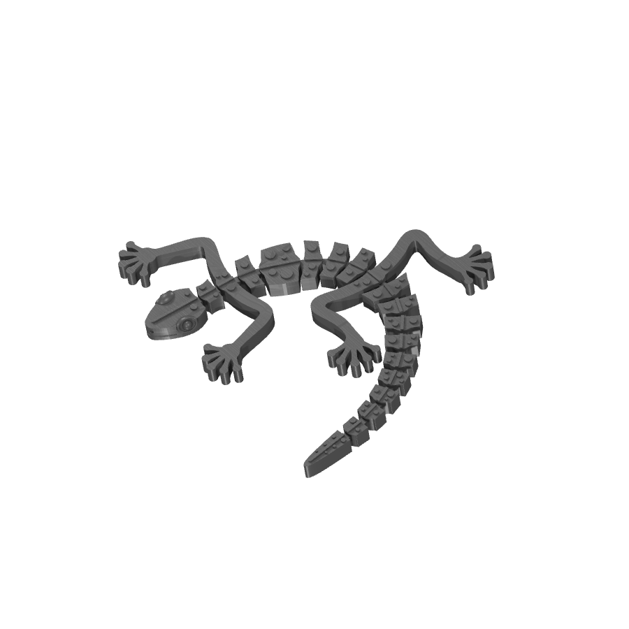 bild nr 2 på produkten: Flexi - Rörliga leder - Rörliga leder Geckoz Curved, inspirerad av geckans förmåga att klättra, för dekoration och samling