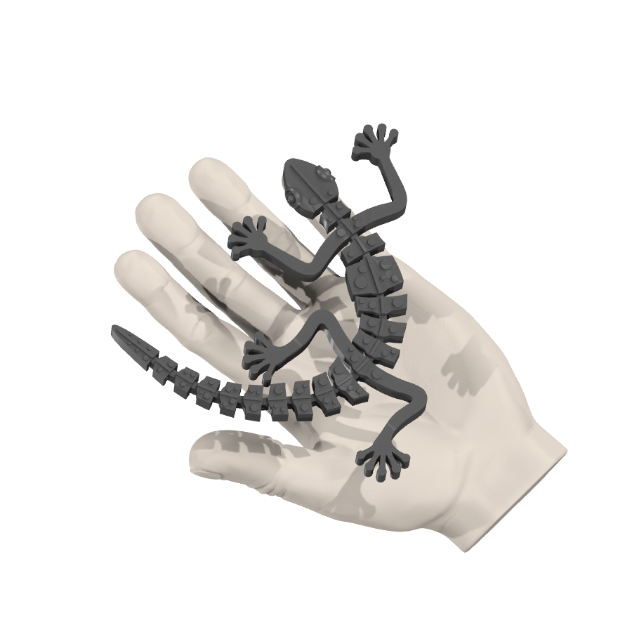 bild nr 4 på produkten: Flexi - Rörliga leder - Rörliga leder Geckoz Curved, inspirerad av geckans förmåga att klättra, för dekoration och samling