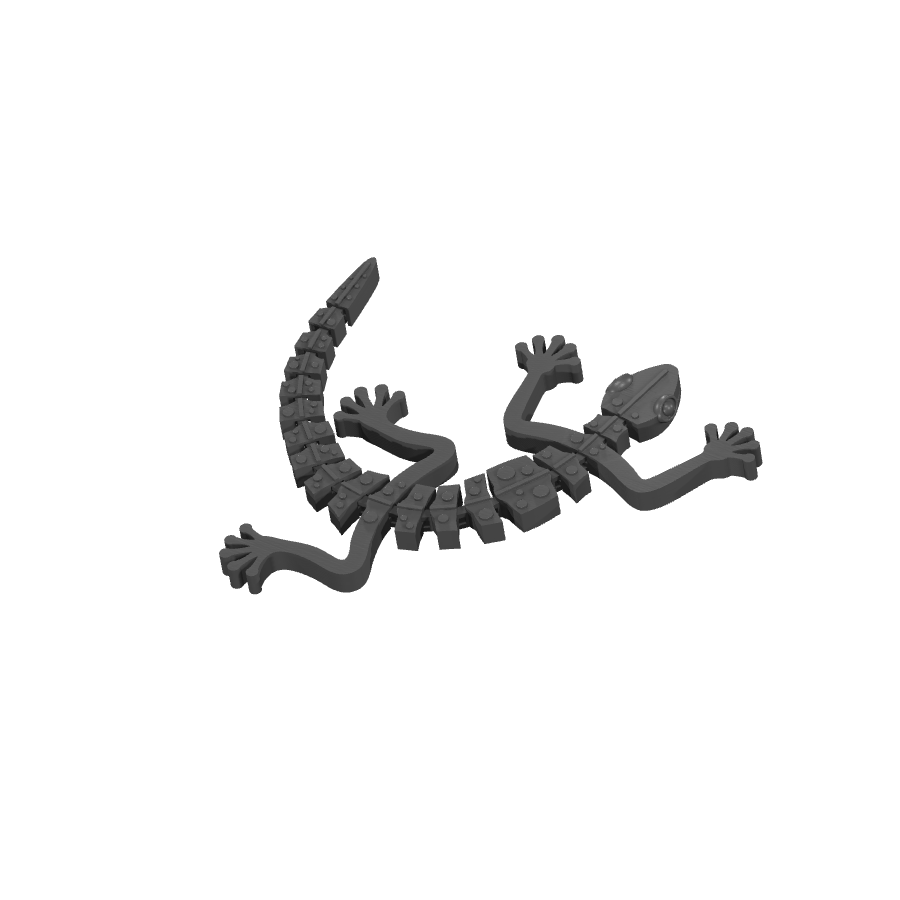 bild nr 6 på produkten: Flexi - Rörliga leder - Rörliga leder Geckoz Curved, inspirerad av geckans förmåga att klättra, för dekoration och samling