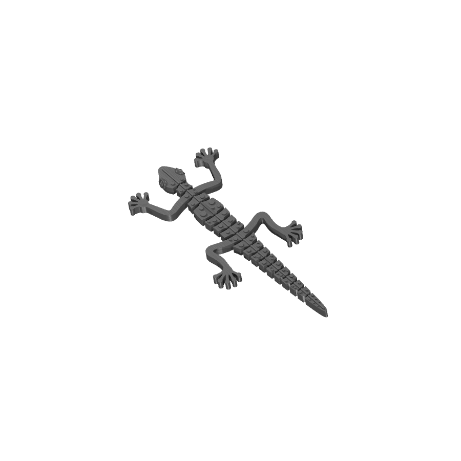 bild nr 2 på produkten: Flexi - Rörliga leder - Rörliga leder inspirationerad av geckos, praktiskt för nyckelringar och andra dekorationer