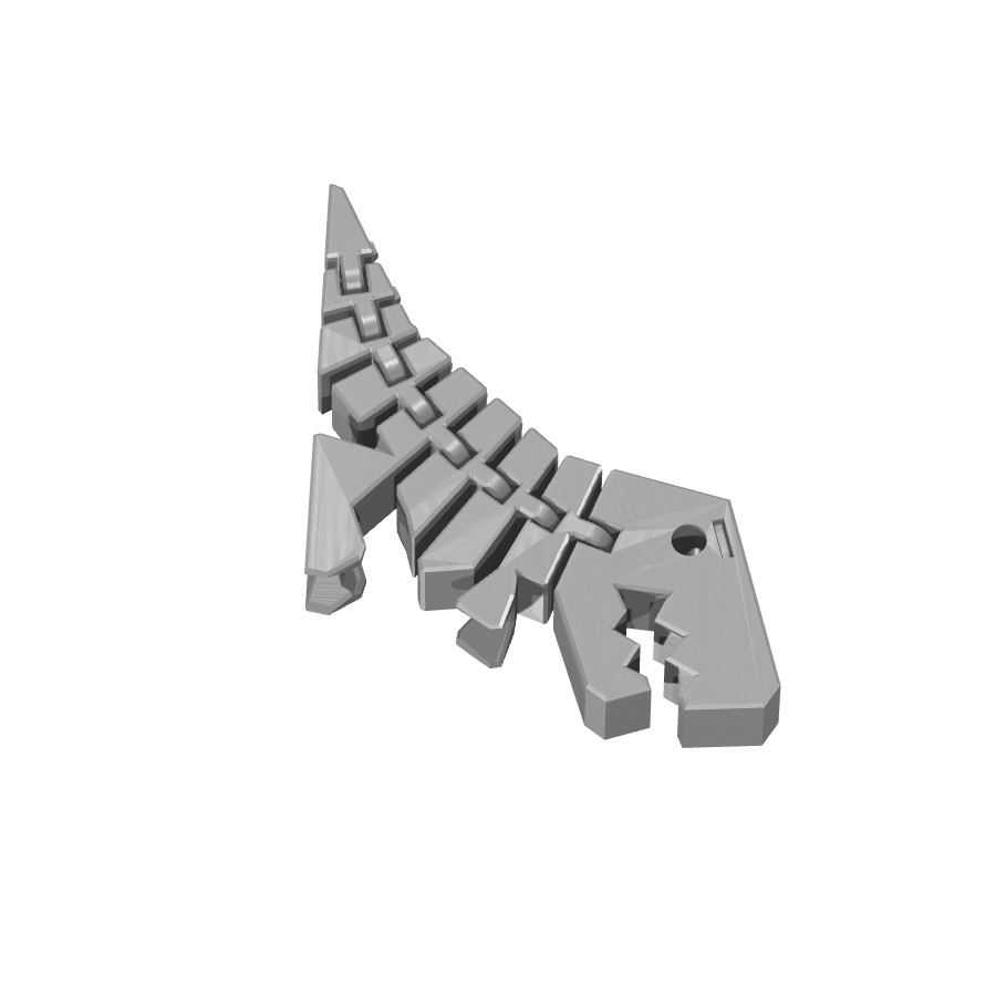 bild nr 3 på produkten: Flexi - Rörliga leder - Rörliga leder i form av en T-Rex, inspirerad av den legendariska dinosauen, perfekt för att pryda ditt skrivbord eller som en rolig dekoration