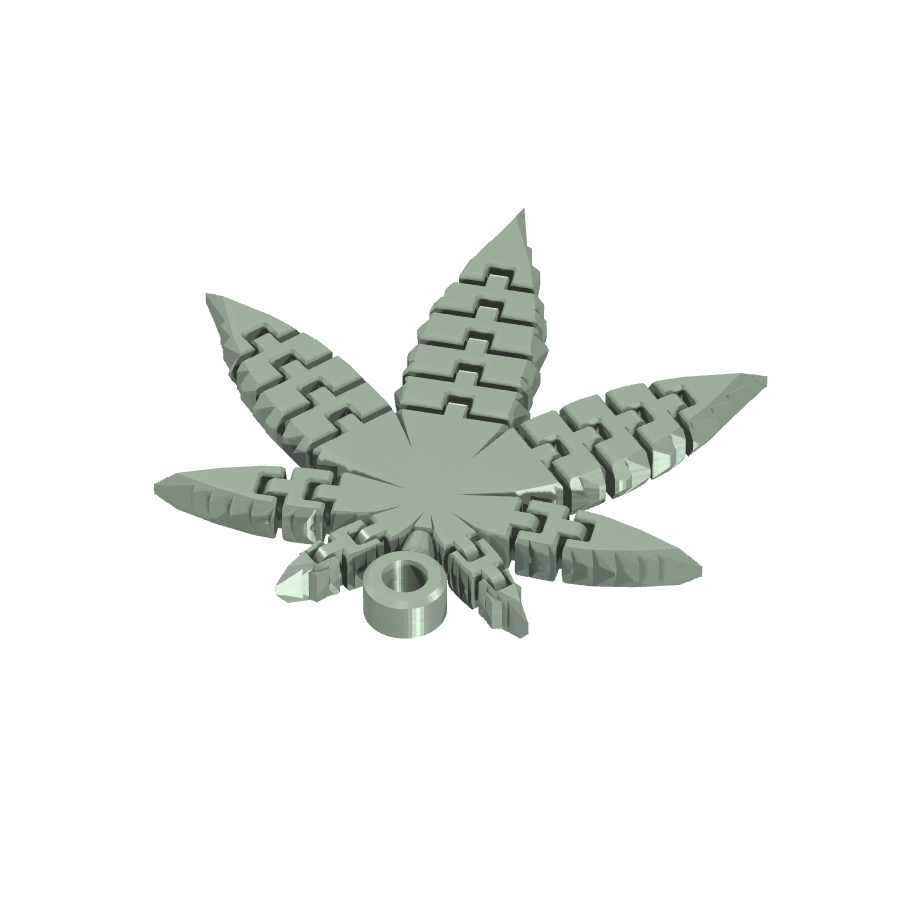 bild nr 1 på produkten: Flexi - Rörliga leder i form av en flexibelweed 110 mm, inspirerad av växtriket, användbar för dekoration eller leksaker